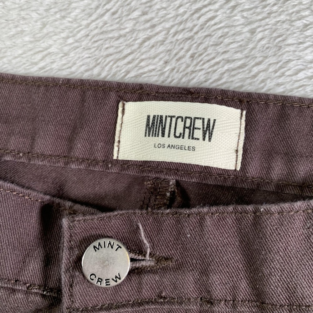 Mintcrew Jeans Mens 38x30 Brown Straight Leg 100% Cotton Button Fly Denim Pants - Picture 5 of 16
